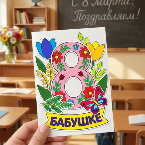 Открытка-аппликация 