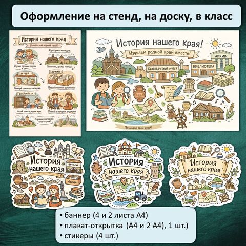 История родного края оформление на стенд. Краеведение 5 класс