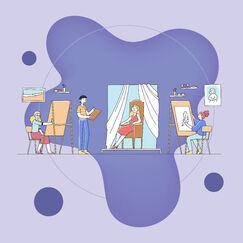 Обложка курса 'Көркем еңбек пәнін оқытуда интеграцияланған STEAM тәсілдері: дәстүр мен технологияның үндестігі'