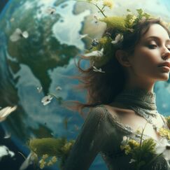 Обложка курса 'Человек в экосистеме: антропогенез, биосфера и ноосфера'