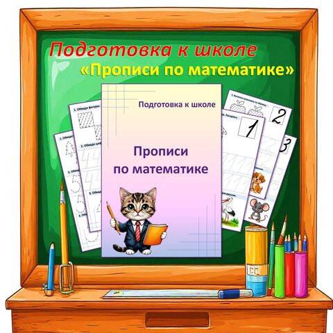 Прописи по математике