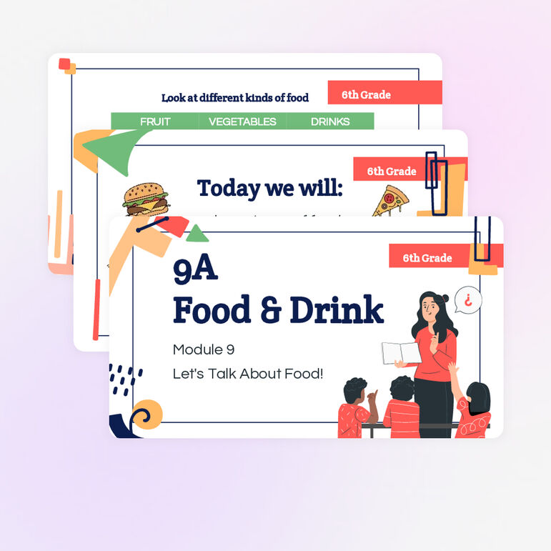Презентация Food & Drink к УМК Spotlight 6 Module 9a