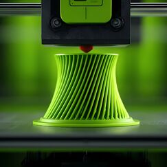 Обложка курса 'Экологичная 3D-печать: материалы и инновации аддитивного производства'