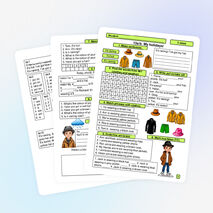 Рабочий лист «13a/b. My holidays!» (Spotlight 2, Module 5, My holidays)