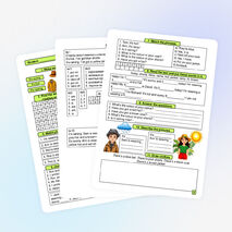 Рабочий лист «13a/b. My holidays!» (Spotlight 2, Module 5, My holidays)