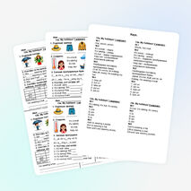 Карточки-пятиминутки «13a/b. My holidays!» (Spotlight 2, Module 5, My holidays) по 2 варианта