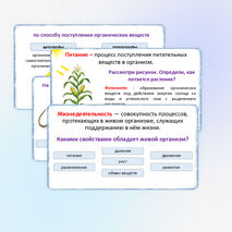 Презентация «Жизнедеятельность организмов», 5 класс