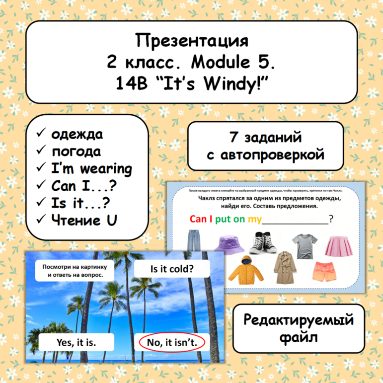 Module Windy Интерактивная презентация