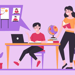 Обложка курса 'Жас педагогтерге әдістемелік қолдау көрсету бойынша тәлімгерлік қызметті ұйымдастыру'