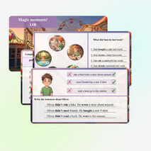 Презентация «Spotlight 4, lesson 14B, Magic moments»