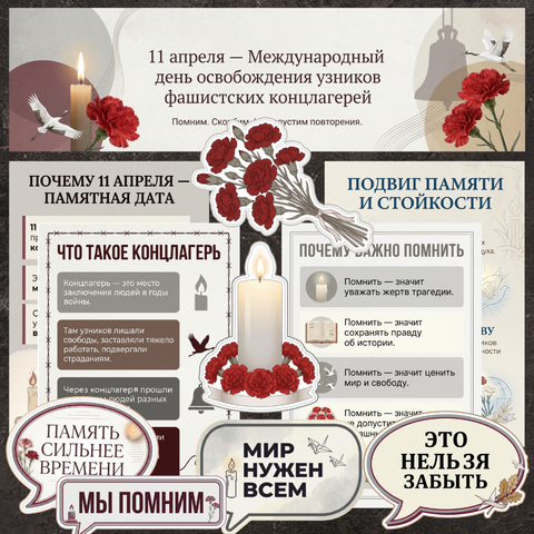 Оформление «День освобождения узников фашистских концлагерей»