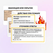 Презентация по ОБЗР «Действия при пожаре, обрушении конструкций, угрозе или совершении террористического акта» 10 класс