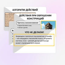 Презентация по ОБЗР «Действия при пожаре, обрушении конструкций, угрозе или совершении террористического акта» 10 класс