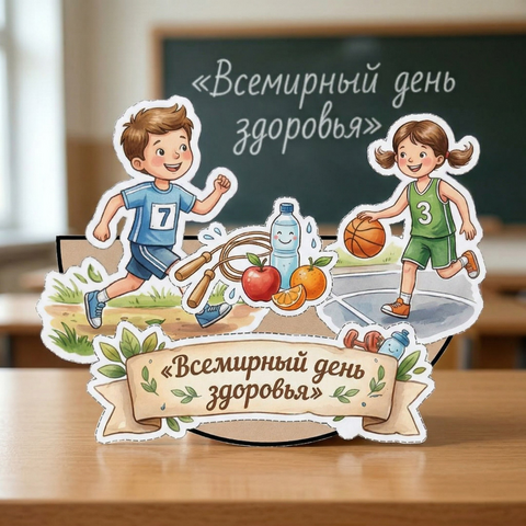 Поделка (аппликация) «Всемирный день здоровья» (7 апреля)