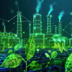 Обложка курса 'Управление производством: инновации, риски и устойчивое развитие'