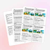 Карточки-пятиминутки «15a/b. Good times ahead!» (Spotlight 4, Module 8, Places to go) по 2 варианта