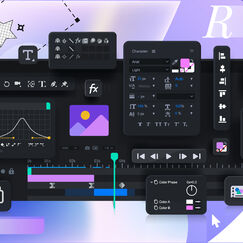 Обложка курса 'Создание анимаций, графики и инфографики с использованием Photoshop, After Effects и Illustrator'