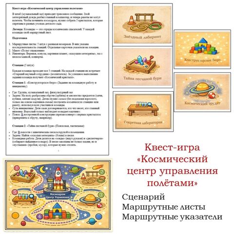 Сценарий квест-игры по теме 
