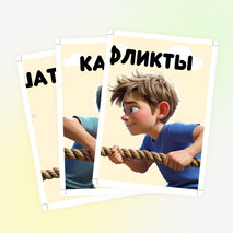 Оформление «Как решать конфликты» для уголка психолога