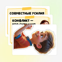 Оформление «Как решать конфликты» для уголка психолога