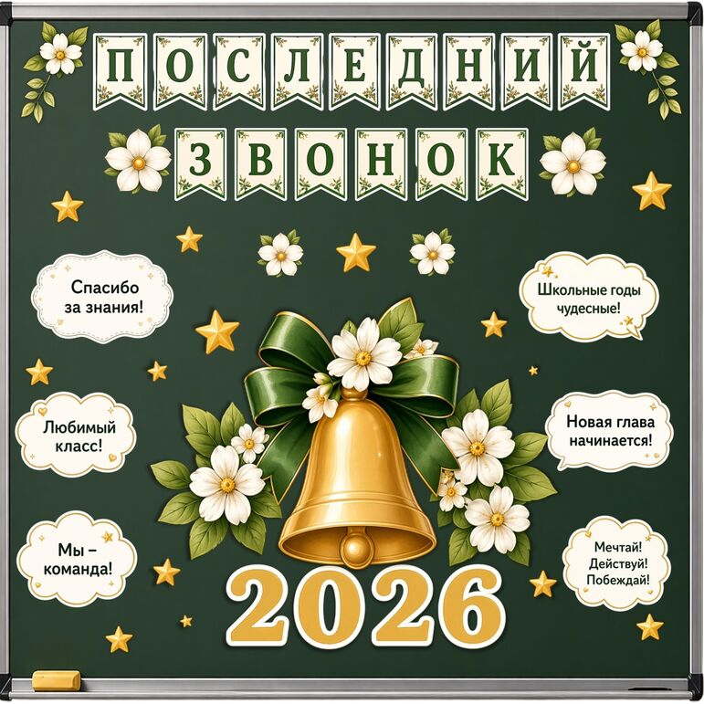 Оформление доски «Последний звонок»