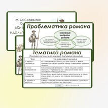 Презентация «М. де Сервантес Сааведра. Роман 
