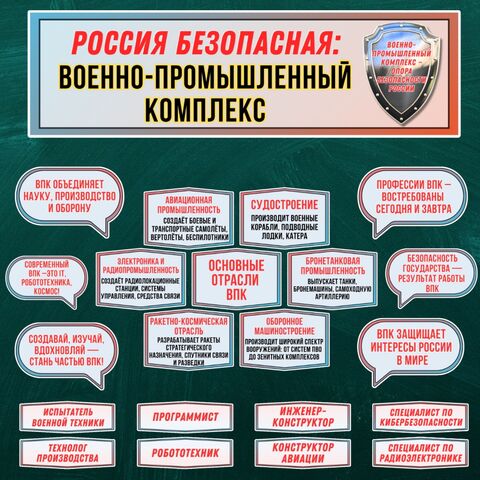 Оформление «Россия безопасная: военно-промышленный комплекс (ВПК)». Россия – мои горизонты (7 мая 2026 г.)