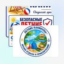 Оформление «Безопасные летние каникулы»