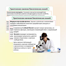 Презентация: «Биология в системе наук» (базовый уровень).