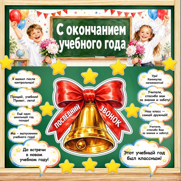 Оформление доски на Последний звонок