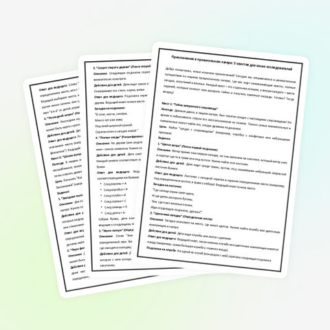 Приключения в пришкольном лагере: 5 квестов для юных исследователей
