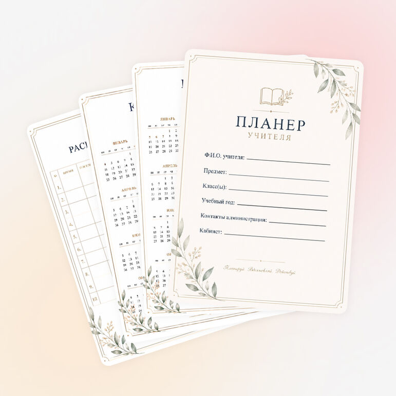 Ежедневник/планер для учителя