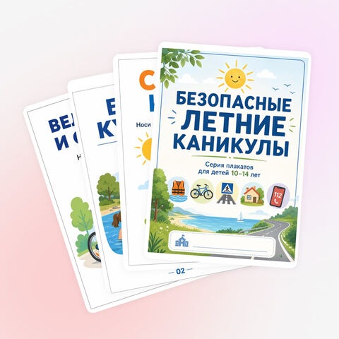 Оформление «Безопасные летние каникулы». «Правила безопасности летом».