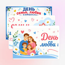 Оформление 8 июля - День семьи, любви и верности. «День семьи, любви и верности» оформление