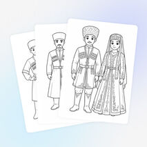 Раскраски «Народы России»