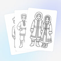 Раскраски «Народы России»