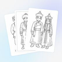 Раскраски «Народы России»