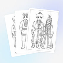 Раскраски «Народы России»