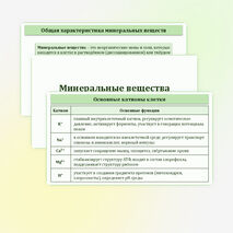Презентация по биологии «Минеральные вещества клетки, их биологическая роль» 10 класс (углубленный уровень)