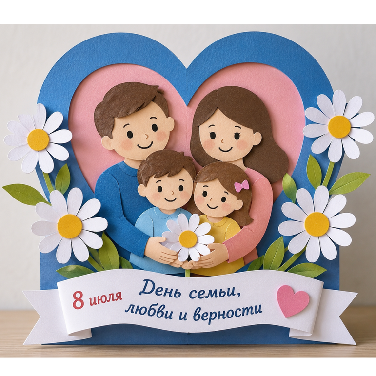 Поделка на День семьи, любви и верности. 8 июля - День семьи, любви и верности