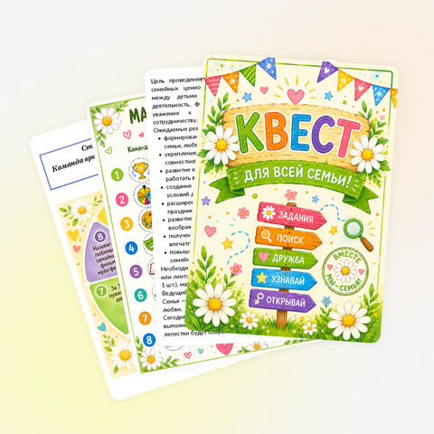 Квест ко Дню семьи (8 июля - День семьи, любви и верности)