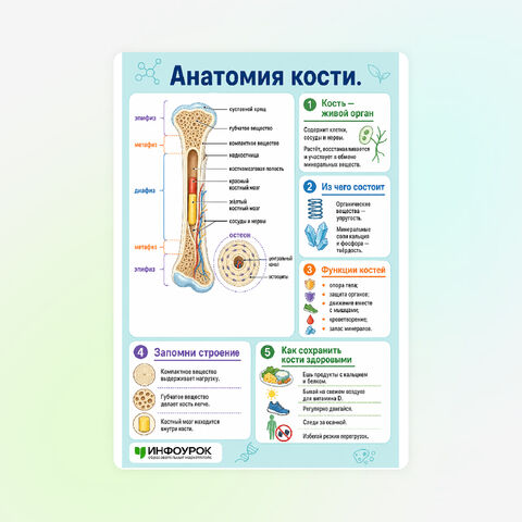 Памятка «Анатомия кости»