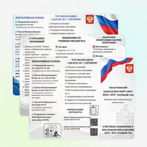 Буклет-памятка: Изменения в образовании с 1 сентября 2026 года (2026/2027 учебный год)