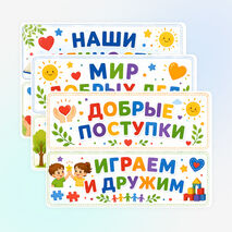 Оформление «Добрые игры». Наши добрые дела