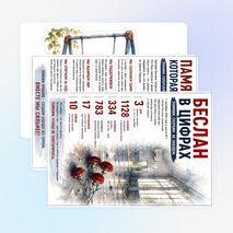 Оформление «3 сентября – День памяти жертв Беслана»
