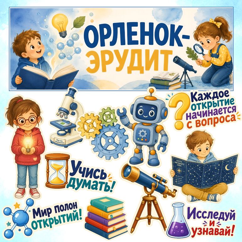 Оформление: Орлята России, Орлята-дошколята, трек 