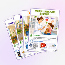 Карточки «Профессии детского сада»