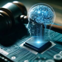 Обложка курса 'Международное регулирование ИИ и интеллектуальная собственность'