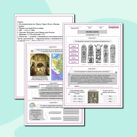 История России. Крещение Руси.