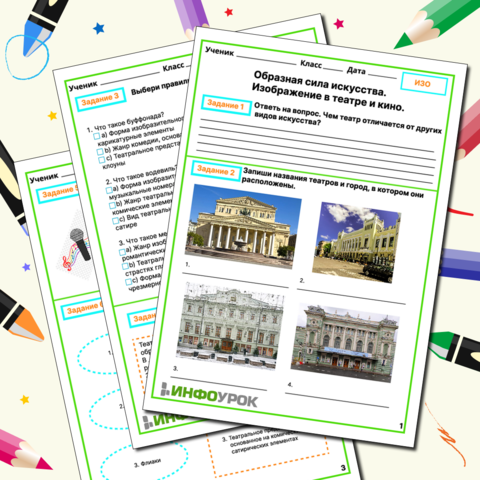 Образная сила искусства. Изображение в театре и кино.